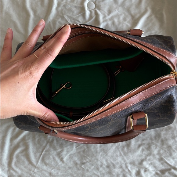 Celine 2019 Boston Bag in Triomphe Canvas - Picture 14 of 14